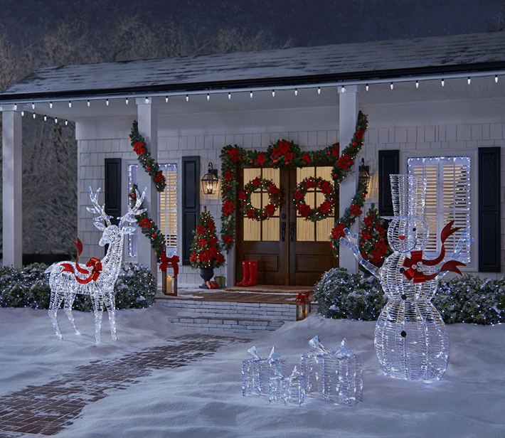 Christmas lights on sale and decorations